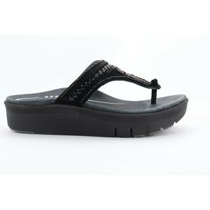 Abeo Mystic Wedges Sandals Black  7 ( EBP)3926